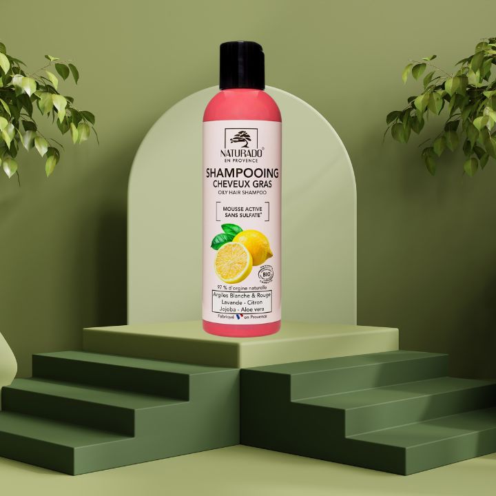 Shampooing cheveux gras - Naturado en Provence Shampooing cheveux gras - Naturado en Provence