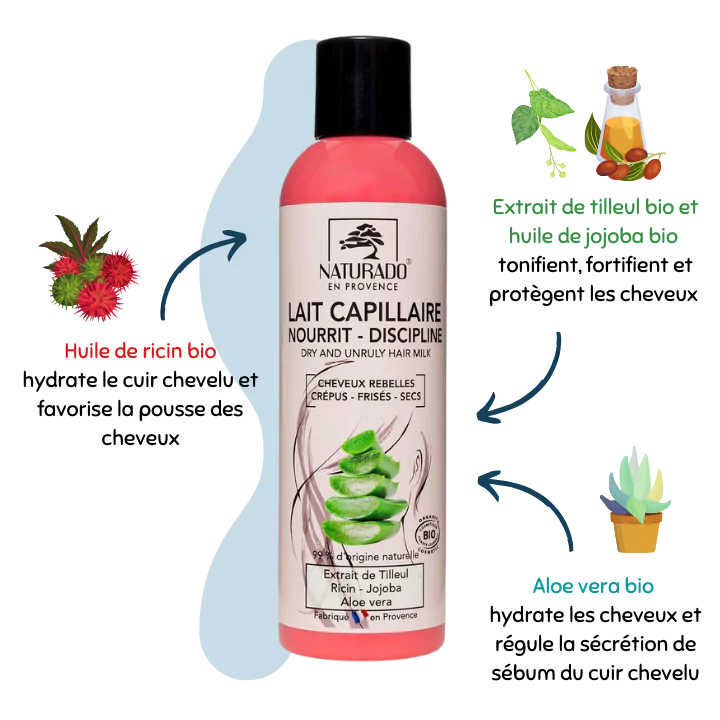 Lait capillaire - Naturado en Provence Lait capillaire - Naturado en Provence