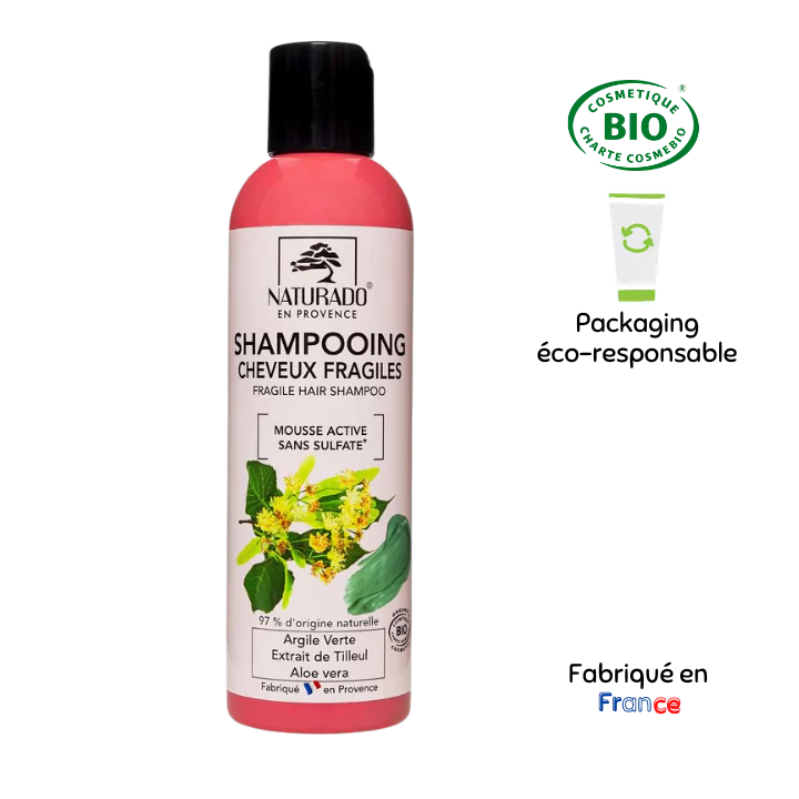 Shampooing cheveux fragiles - Naturado en Provence Shampooing cheveux fragiles - Naturado en Provence
