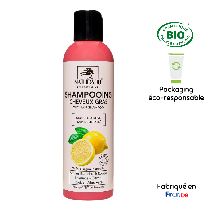 Shampooing cheveux gras - Naturado en Provence Shampooing cheveux gras - Naturado en Provence