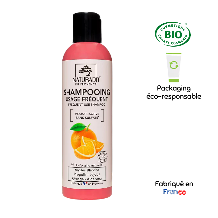Shampooing usage fréquent - Naturado en Provence