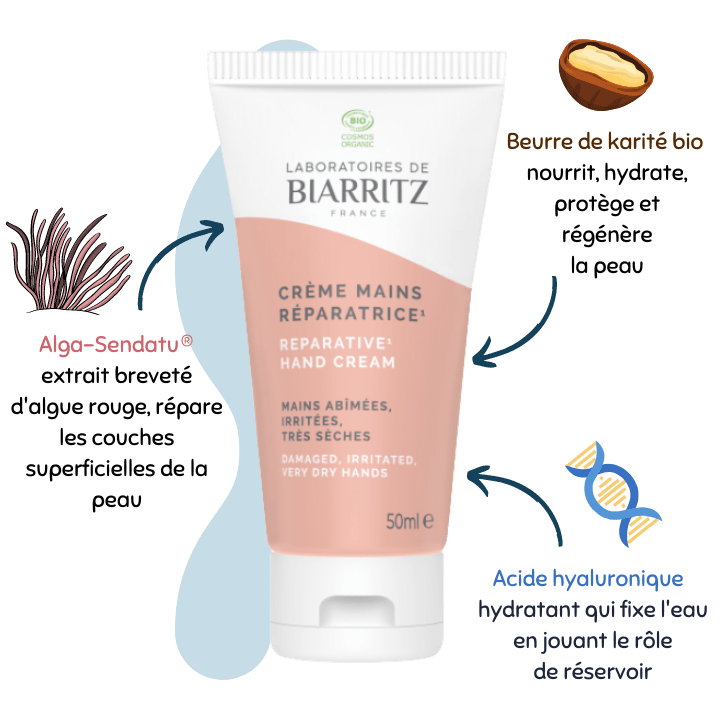 Crème mains réparatrice - Laboratoires de Biarritz