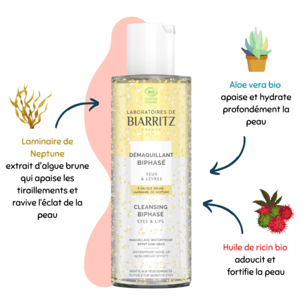 Démaquillant biphasé - Laboratoires de Biarritz