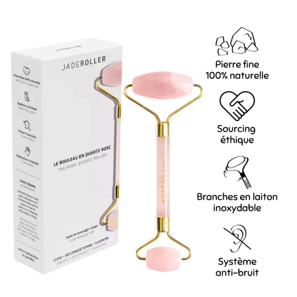 Rouleau en Quartz Rose - Jade Roller