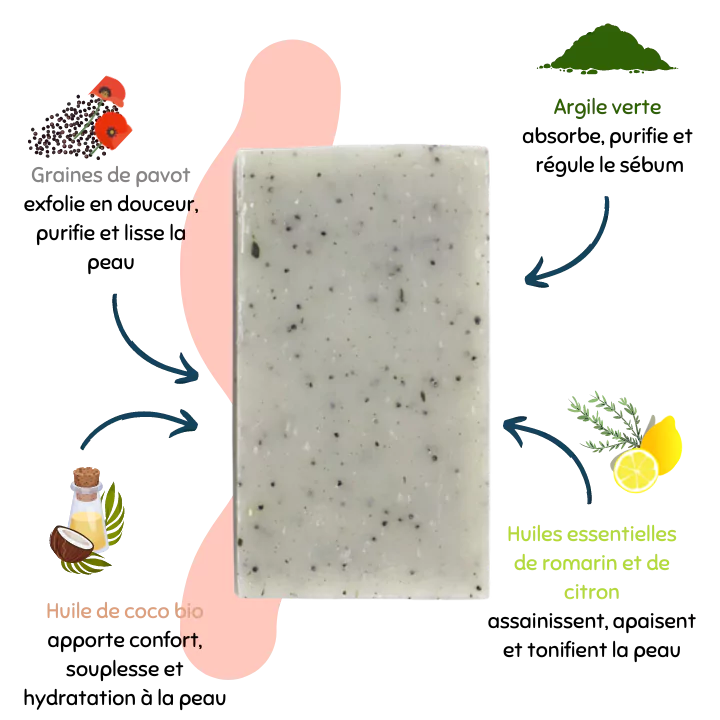 Savon à froid surgras le Gecko - Clémence & Vivien