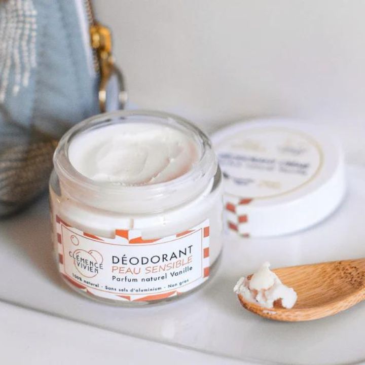 Déodorant naturel peau sensible vanille - Clémence & Vivien