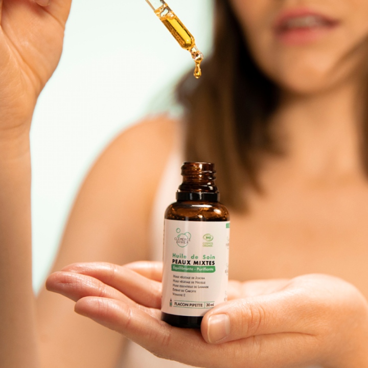 Huile de soin peaux mixtes - Clémence & Vivien