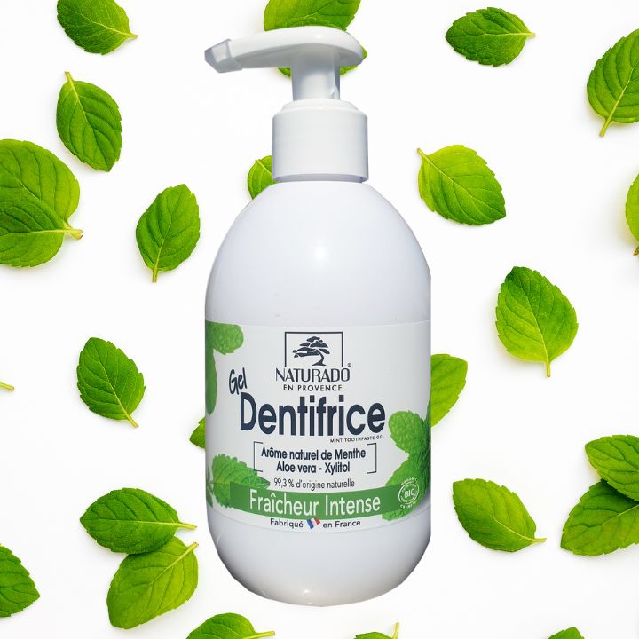 Gel dentifrice menthe - Fraîcheur intense - Naturado en Provence