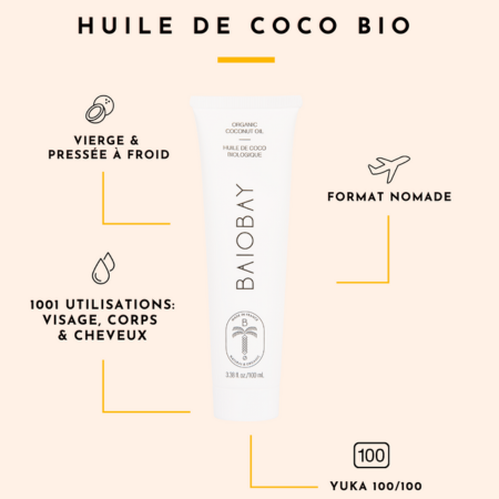 Huile de coco bio BAIOBAY