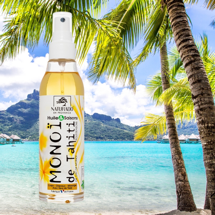 Monoï de Tahiti 4 saisons AOP - Naturado en Provence Monoï de Tahiti 4 saisons AOP - Naturado en Provence