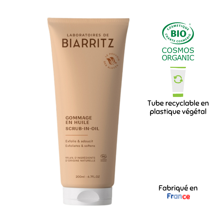 Gommage en huile - Laboratoires de Biarritz