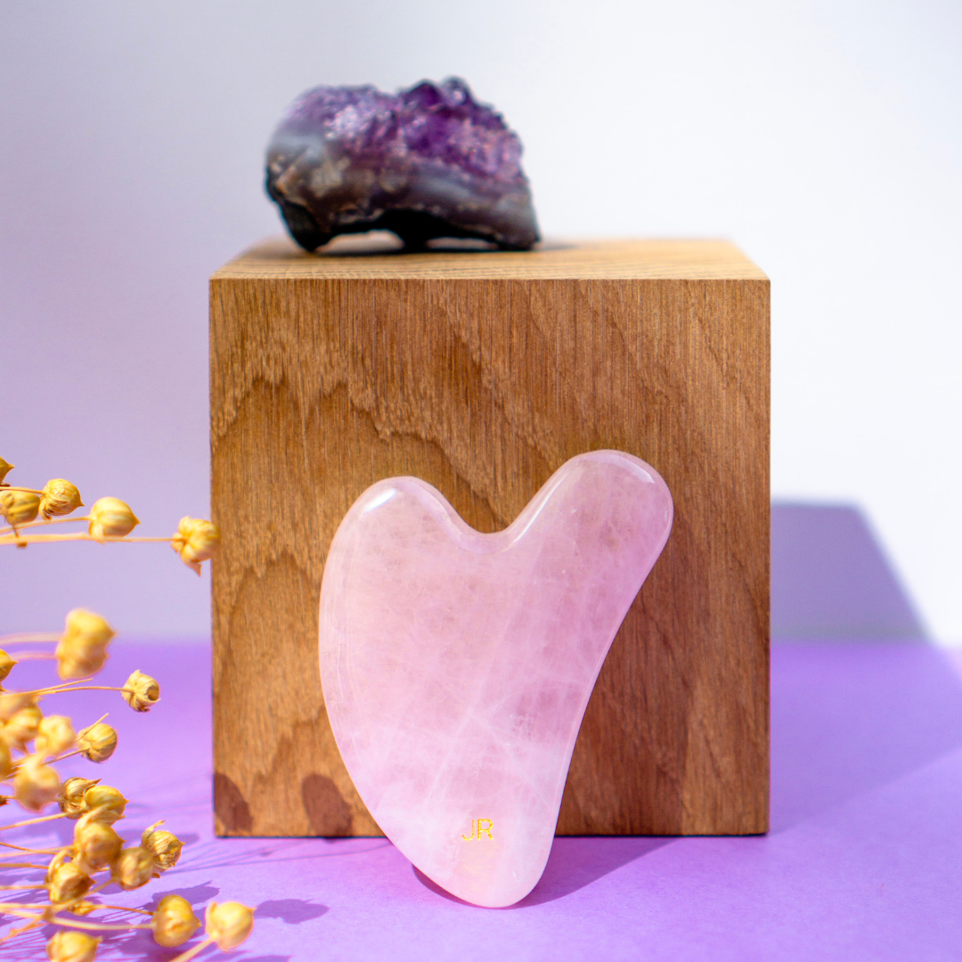 Gua Sha Quartz Rose - Jade Roller
