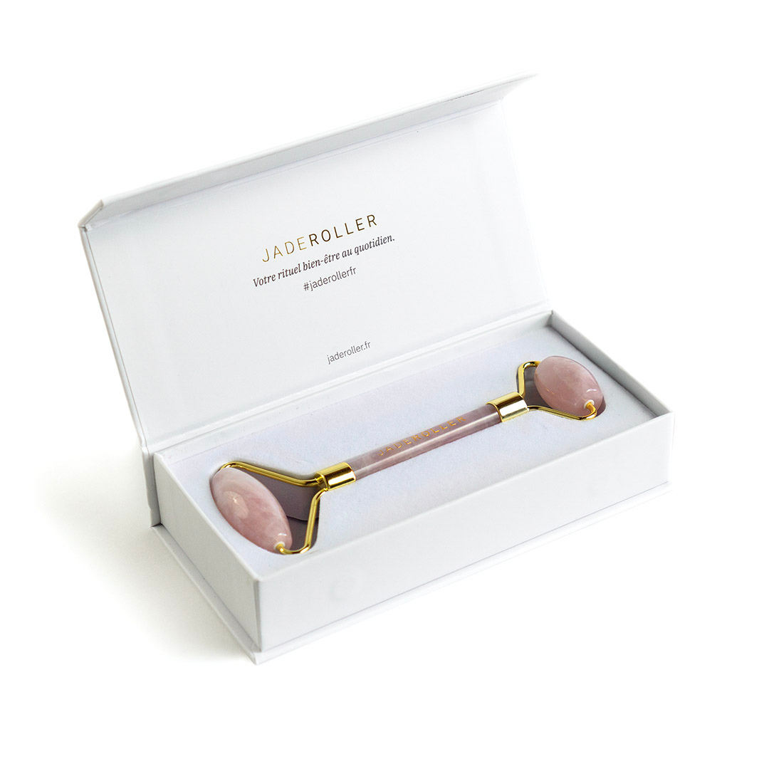 Rouleau en Quartz Rose - Jade Roller